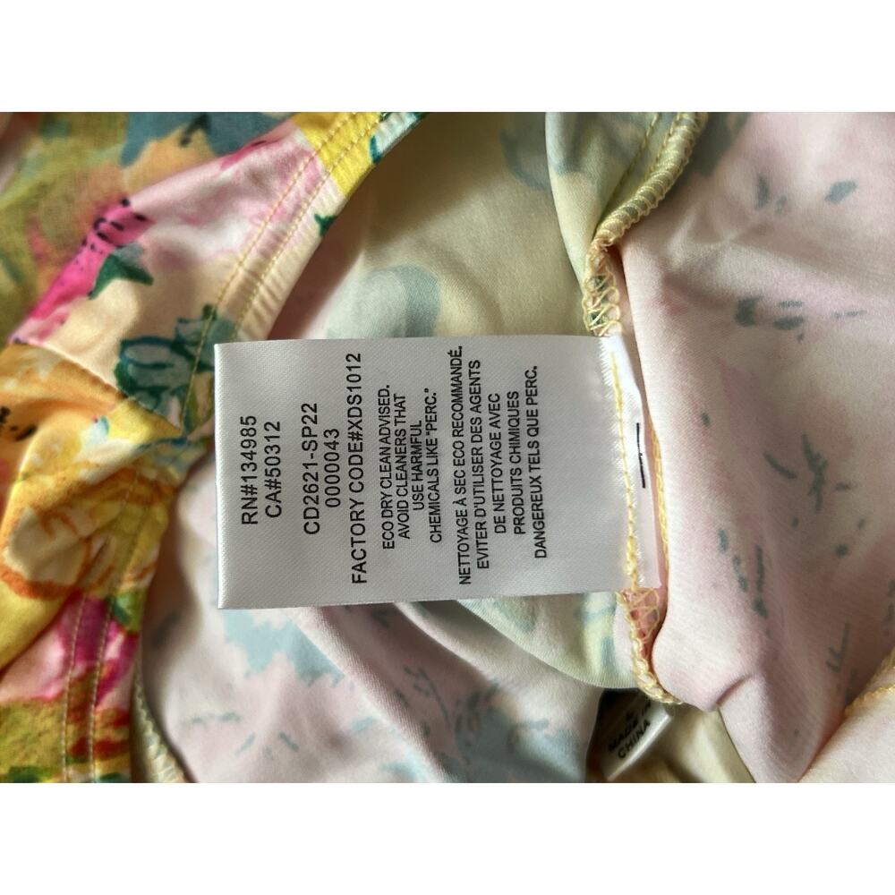 New For Love & Lemons Women's Madison Floral Maxi Dress Multicolor Size Large - Picture 12 of 13